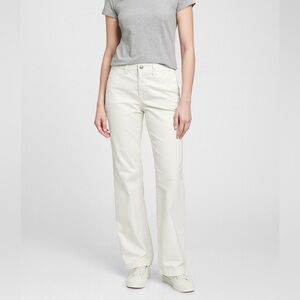 GAP Women's Straight Leg Cream Jeans
